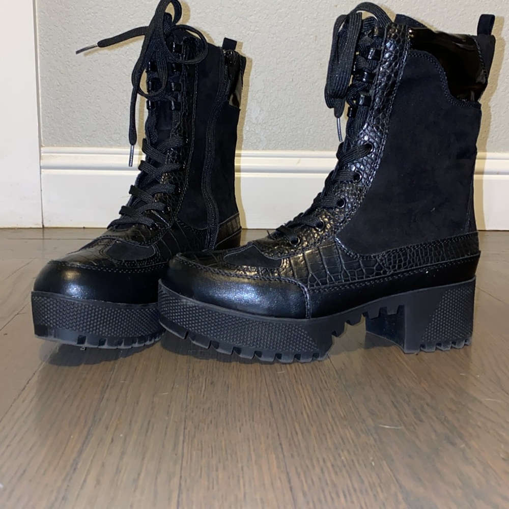 Black Combat Boots